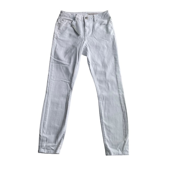 ASOS Denim Skinny Jeans White Size 26 XSmall Mid rise NWT Stretch - Picture 1 of 8